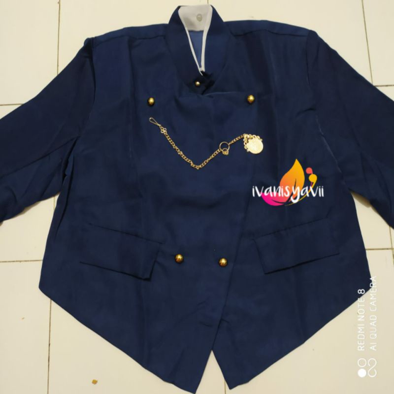 Set Prewed / Nuansa Navy - Motif Parang Barong