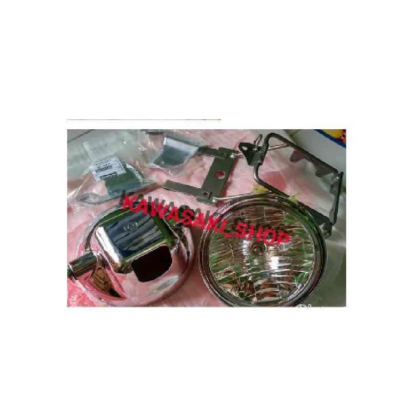 lampu bulat ninja ss full set original kawasaki
