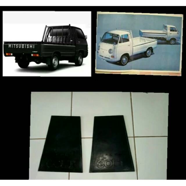 Mud Guard Kepet Lumpur Kepet Roda COLT L300 Stesen Pick Up Colt T120 Ss Colt Bagong Karoseri 2 biji
