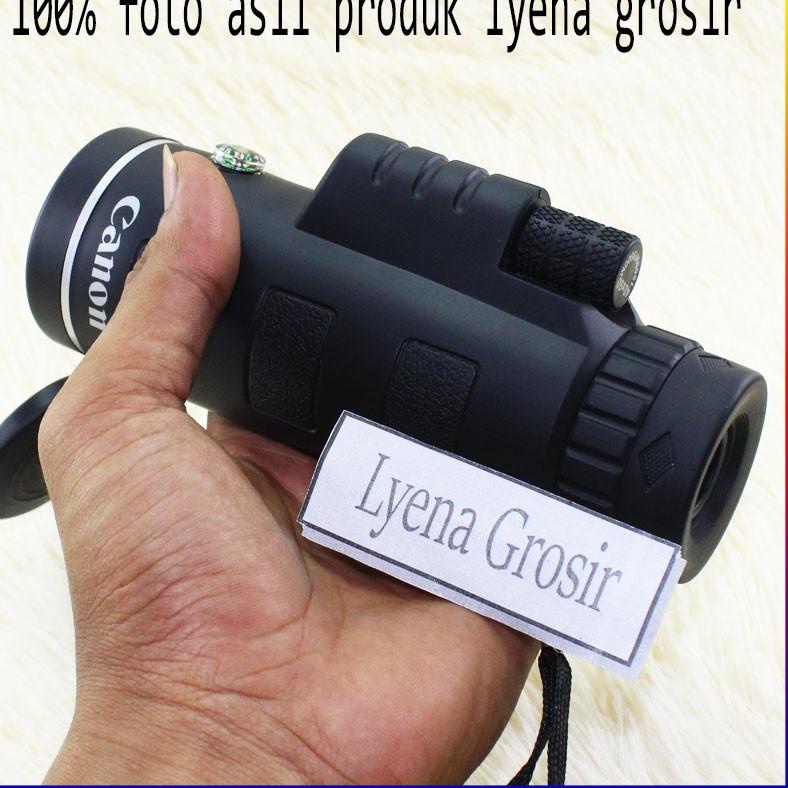 Hot Sale VDS TEROPONG JARAK JAUH CANON 40X60 MONOCULAR SATU MATA 1500M/9500M DILENGKAPI KOMPAS DL Be