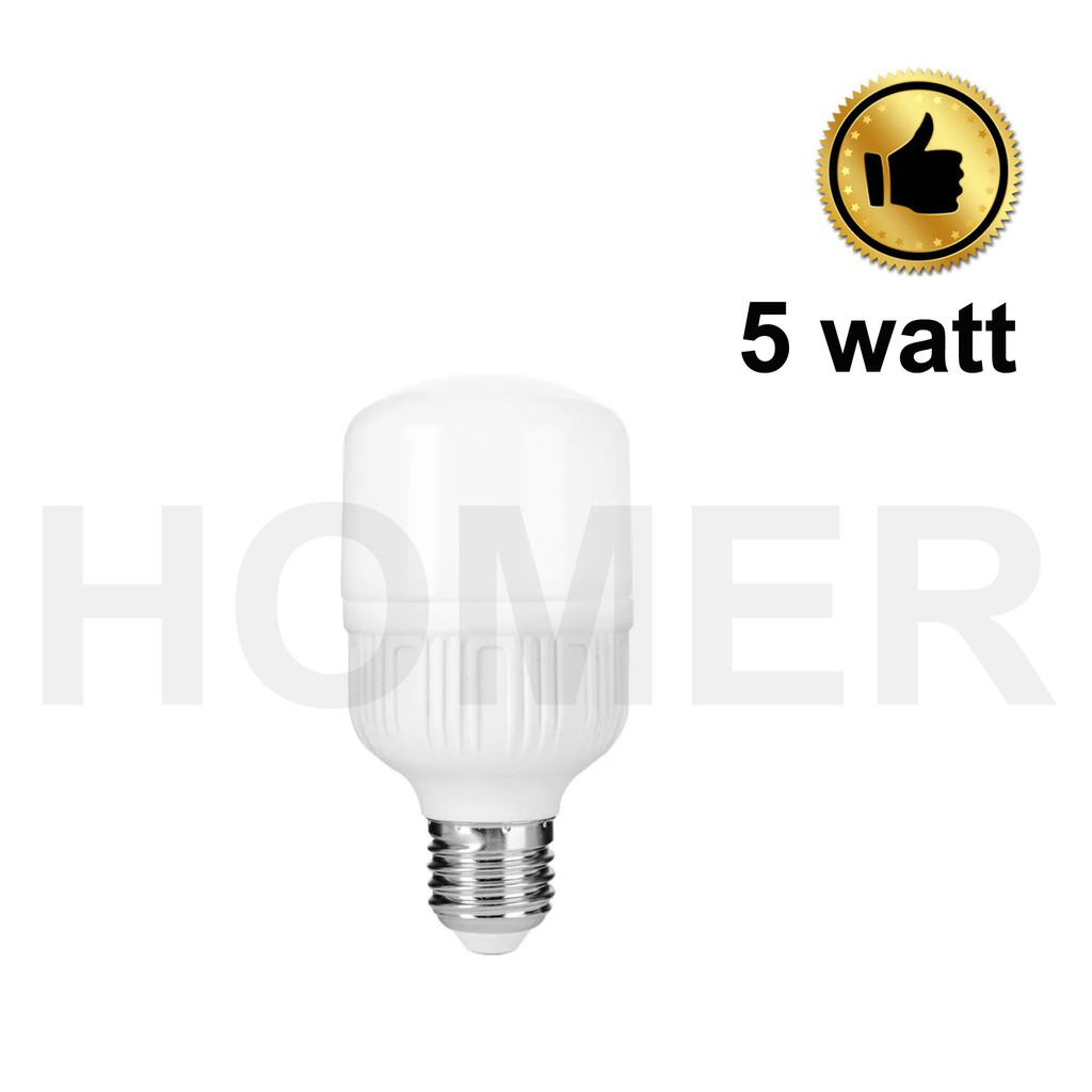 Lampu Led bohlam bulb tabung kapsul tbulb 5w 5 watt 5 w 5 watt