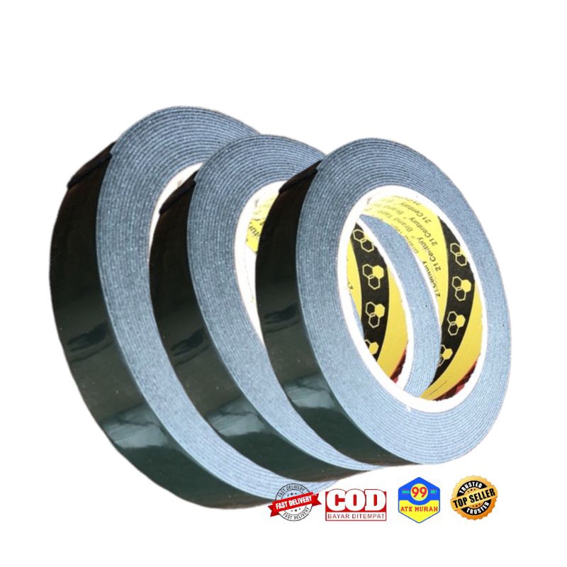 FOAM TAPE/double foam/lakban busa/isolasi bolak balik/isolasi karet/perekat