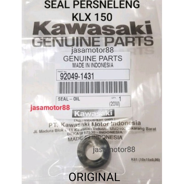 SEAL OPERAN PERSNELING KLX 150 ORIGINAL 92049 1431