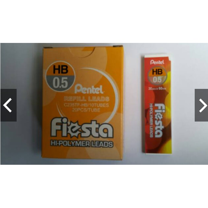 

Lead Refill 'PENTEL' C235 - 0.5mm B, HB, 2B ( isi 20 buah / tube )