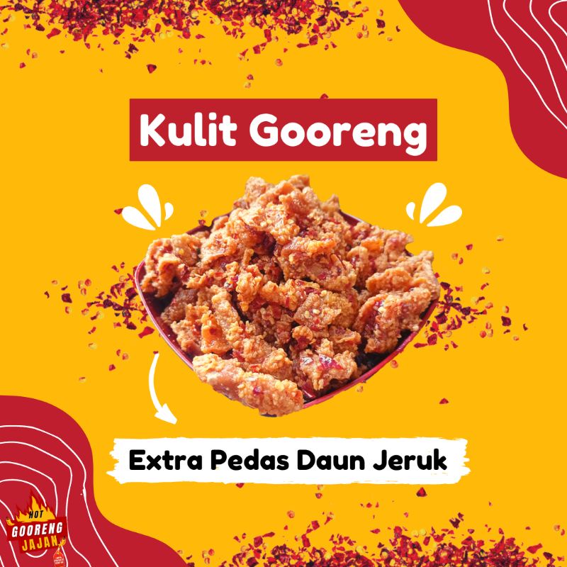 

11.11 Kulit Goreng 90gr Extra Pedas Daun Jeruk