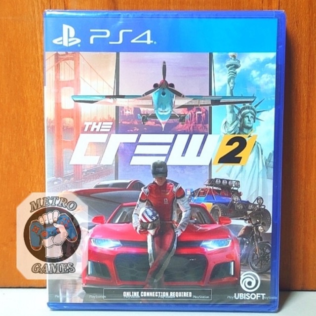 Kaset The Crew 2 PS4 Region 3 Asia Crew2 TheCrew2 Playstation PS 4 5 TheCrew Reg 3 CD BD Game Games Balapan Crew