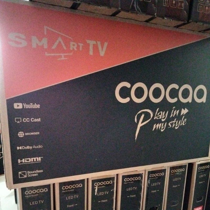 TV LED COOCAA 43 INCH SMART TV YOUTUBE DOLBY 43S3U 43S3 GARANSI RESMI
