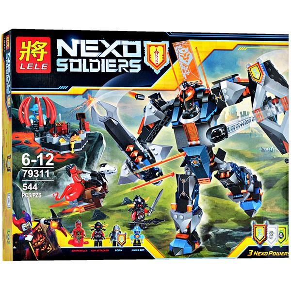LEGO NEXO SOLDIERS LELE 544 PCS SERI 79311 AUS-0688