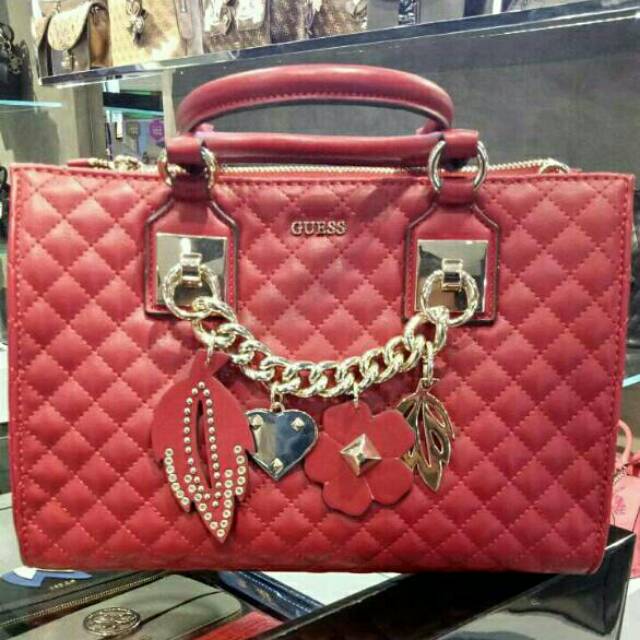 Guess Bag Stassie Society Satchel New Arrival Counter