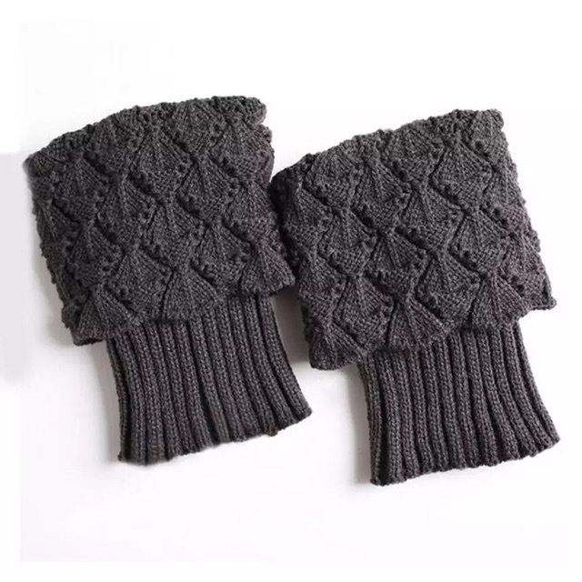 Leg Warmer Kroket Rajut Wool Penghangat Kaki Winter Musim Dingin