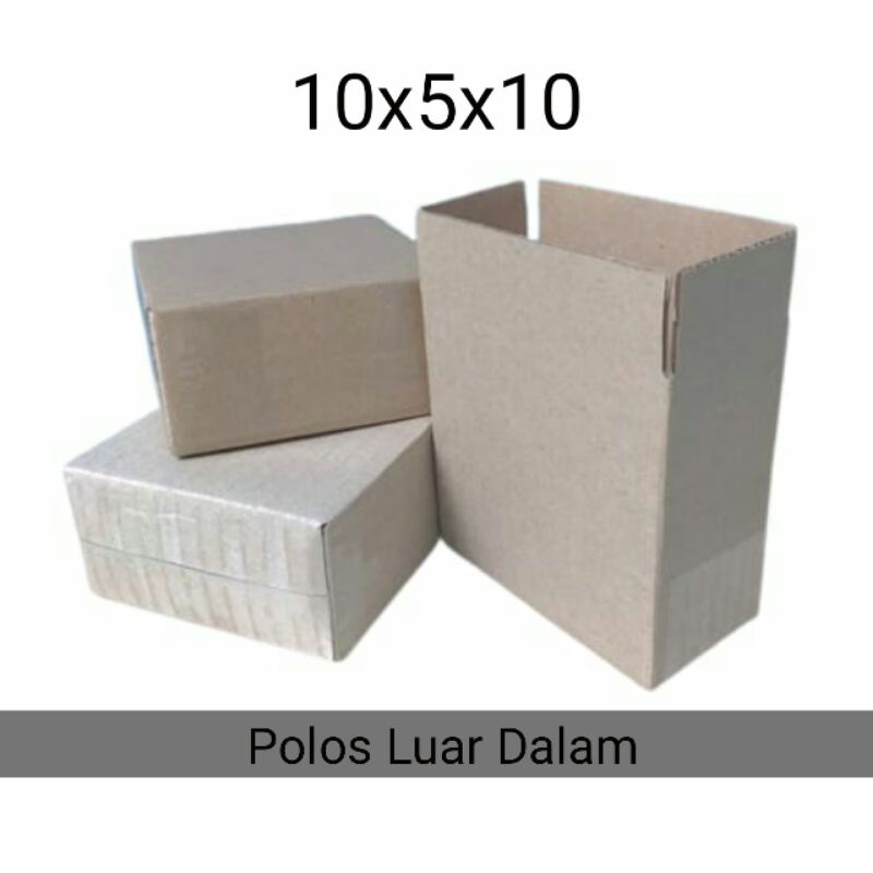 

Kardus Packing Ukuran 10x5x10 cm polos