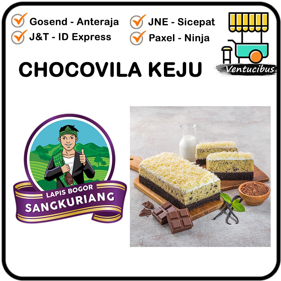 SANGKURIANG Lapis Bogor Chocovila Keju Kue Talas Khas Bogor