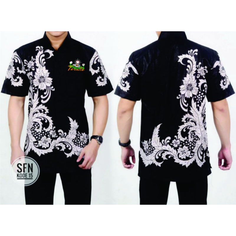 batik psht Hem psht baju batik psht bordir