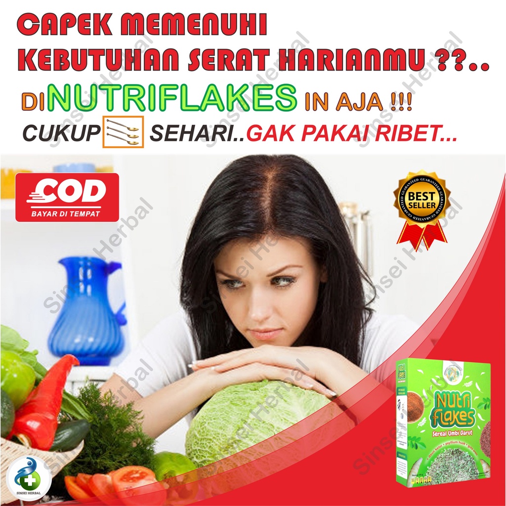 

Nutriflakes Sereal Umbi Garut - Solusi Ampuh Atasi Asam Lambung dan Maag Original