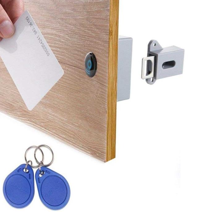 

OPEN RESSELER Set Kunci Lemari RFID Laci Locker sensor ID Card Kabinet Lock Akses