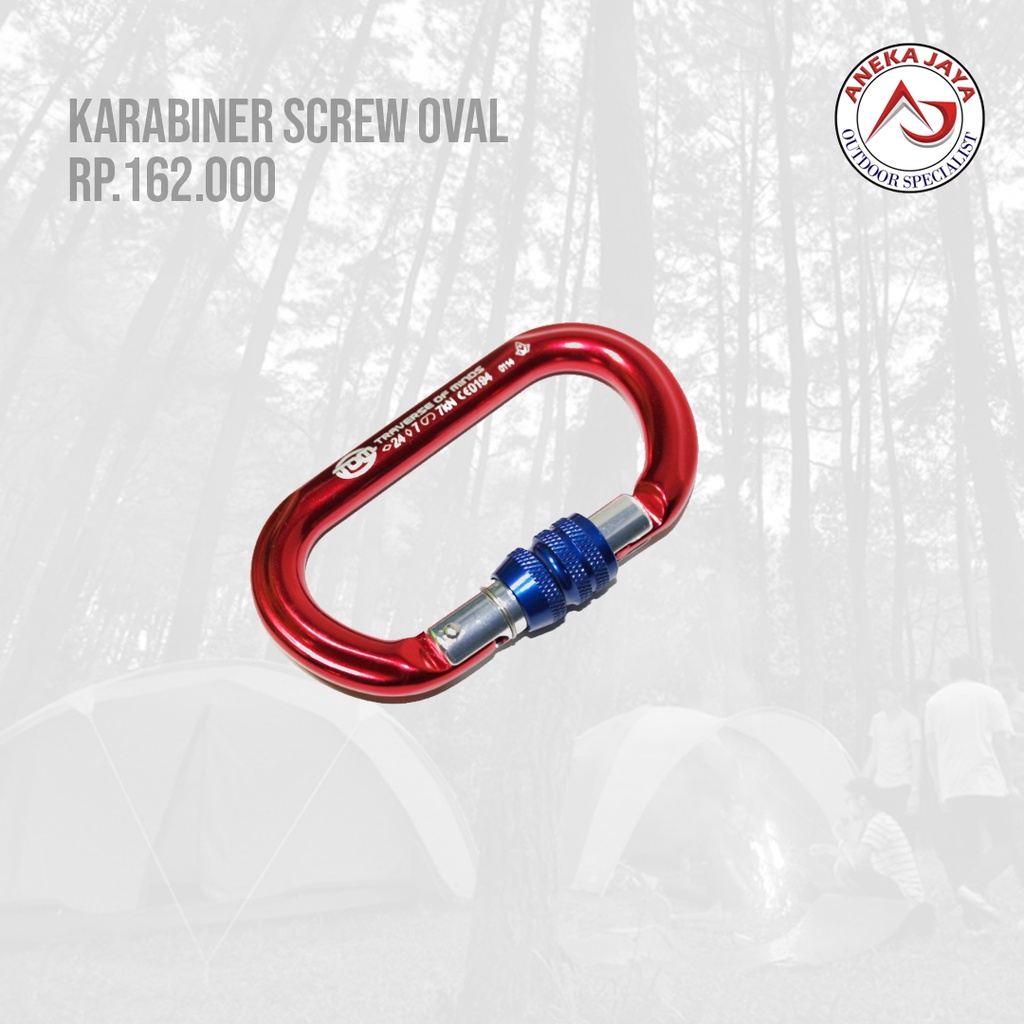 KARABINER SCREW OVAL