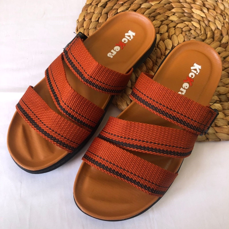 SANDAL SLOP BISBAN 3 COWOK TERLARIS SLOP PRIA MODERN TERLARIS TERMURAH SLOP BISBAN 7-2