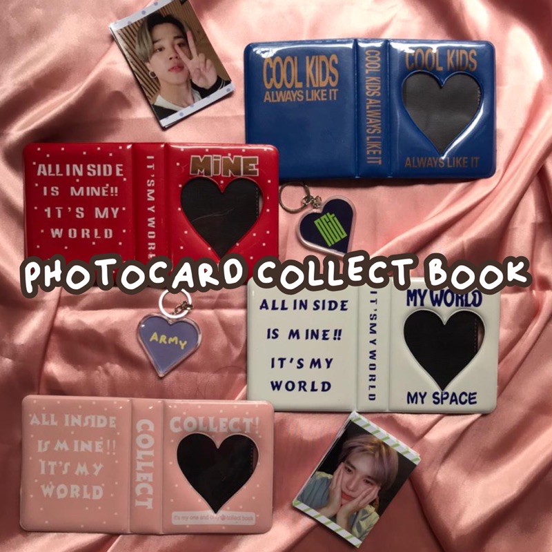 Album Photocard NCT BTS Heart Shaped Bentuk Hati Binder Collect Book