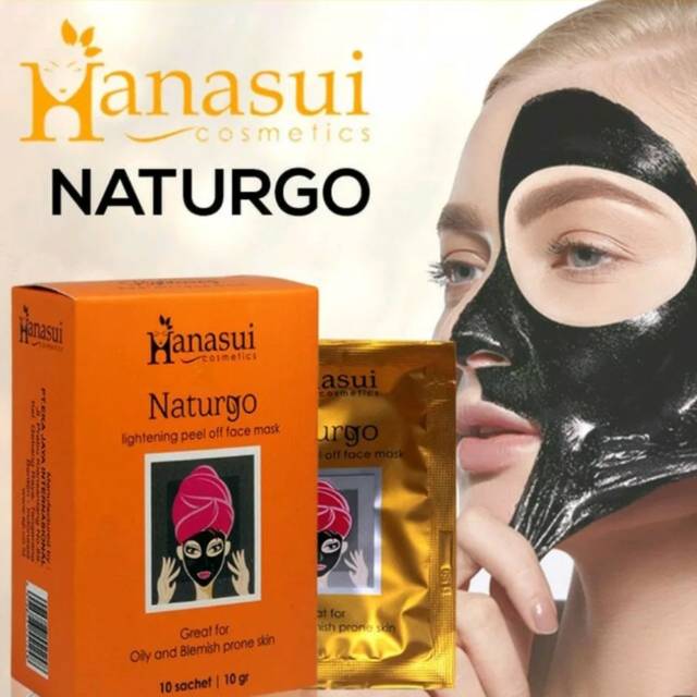 [1 bok] MASKER NATURGO HANASUI BPOM