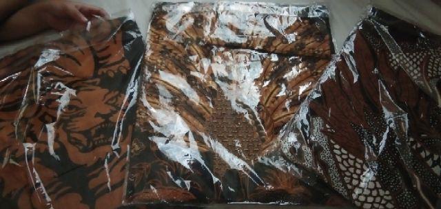 Bmbart Batik Hrb026 Kenongo Hem Pendek Padi Pekalongan M L Xl Batik Pria Murah Modern Prada Panjang