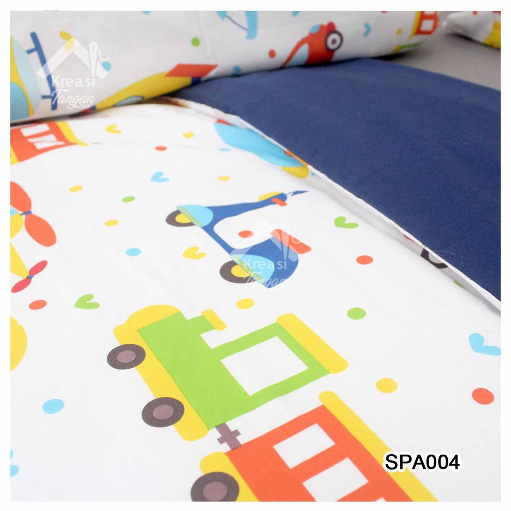 SET BED COVER ANAK KANCING + BEDCOVER SPA004