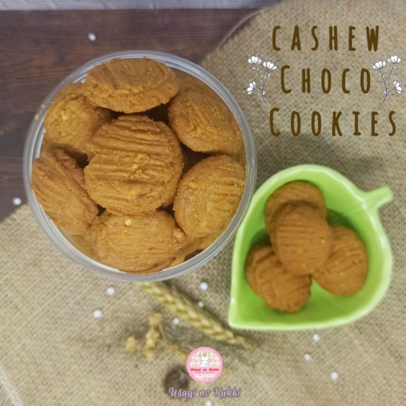 

Cashew Choco Cookies, Kue Kering Coklat Kacang Mede (S)