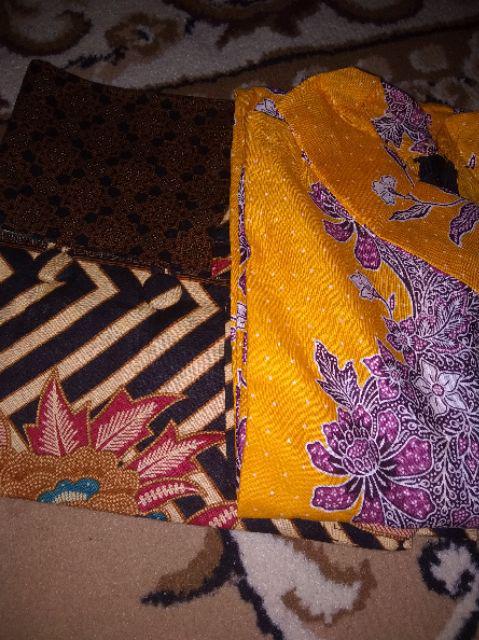 Batik Tunik Santika Pias Cibulan 3 Kekinian Seragam Kantor Muslim
