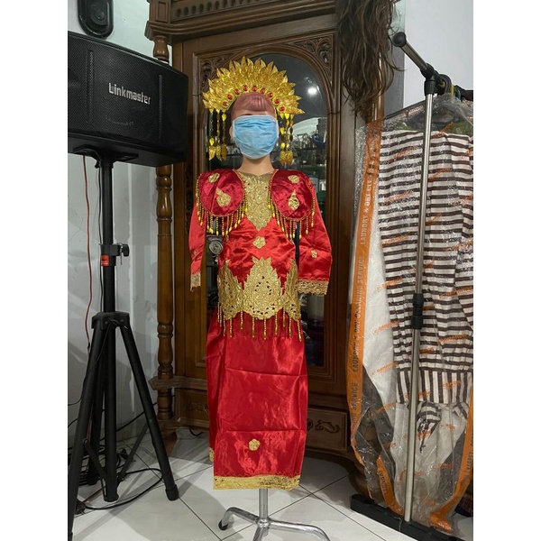 Baju adat anak padang cewe