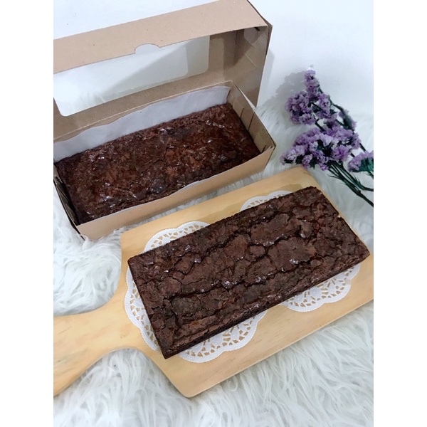 

Brownies Fudgy original / brownies panggang nyoklat