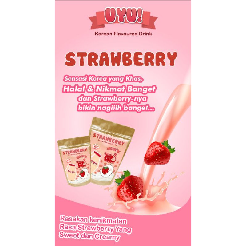 

NAMCHIN UYU STROBERRY KOREAN FLAVOURED DRINK