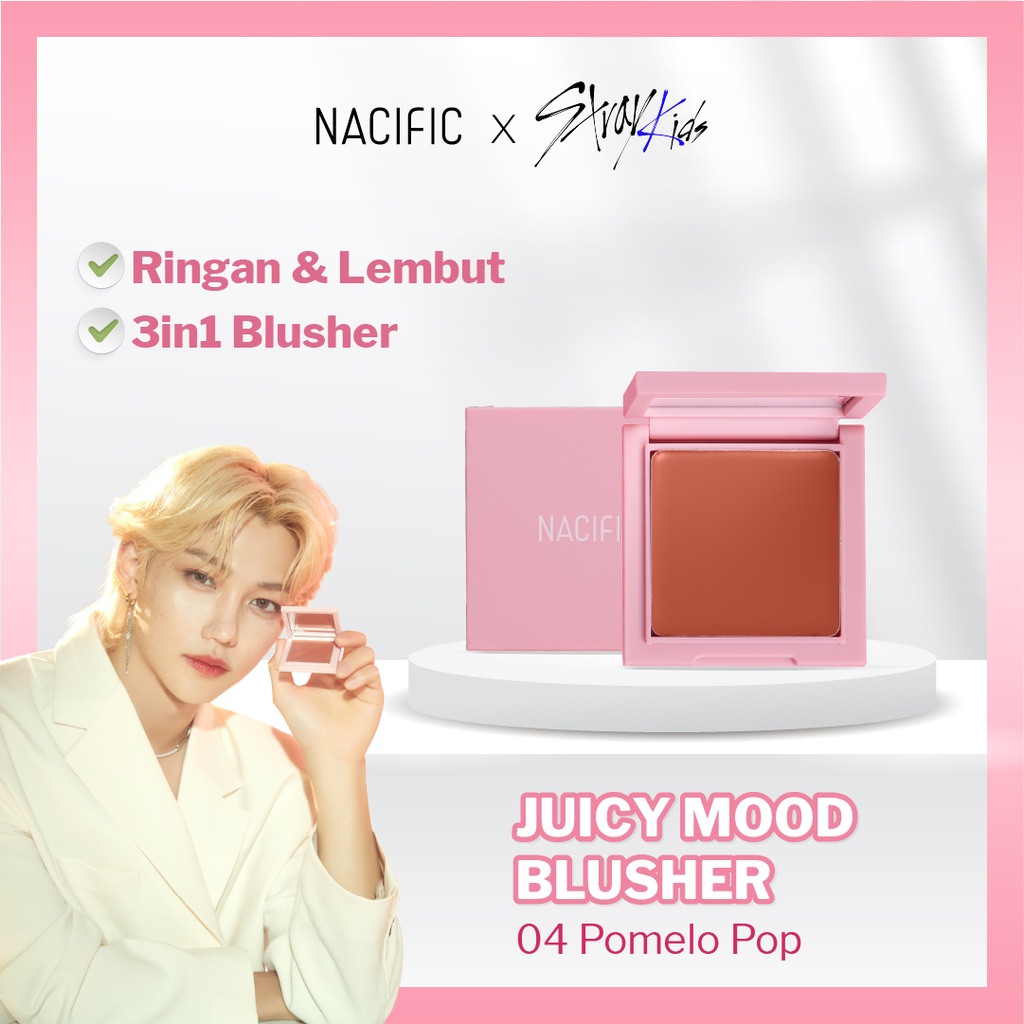 Nacific Juicy Mood Blusher 04 Pomelo Pop