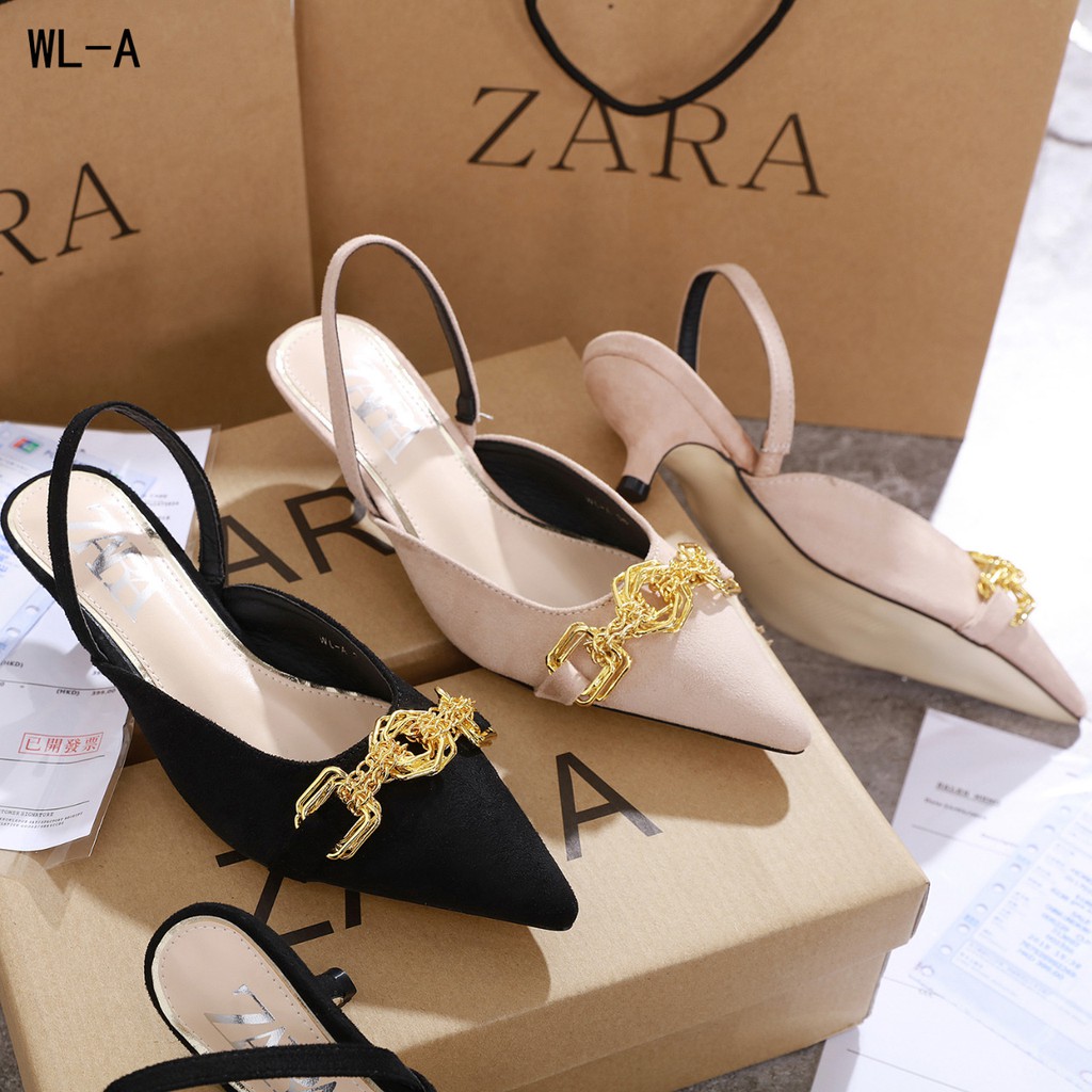Sepatu Women High Heel Zara Wl A Tyu 79 Impor Batam Reseller Murah Wedges Sport Cantik Sneakers Sh Shopee Indonesia
