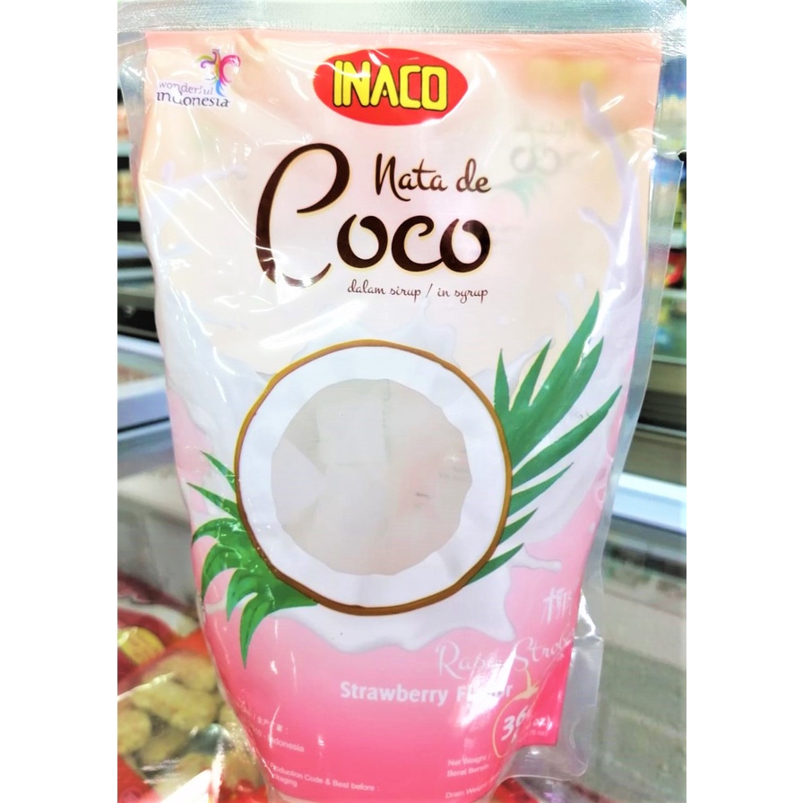 

Inaco Nata De Coco Strawberry 360gr