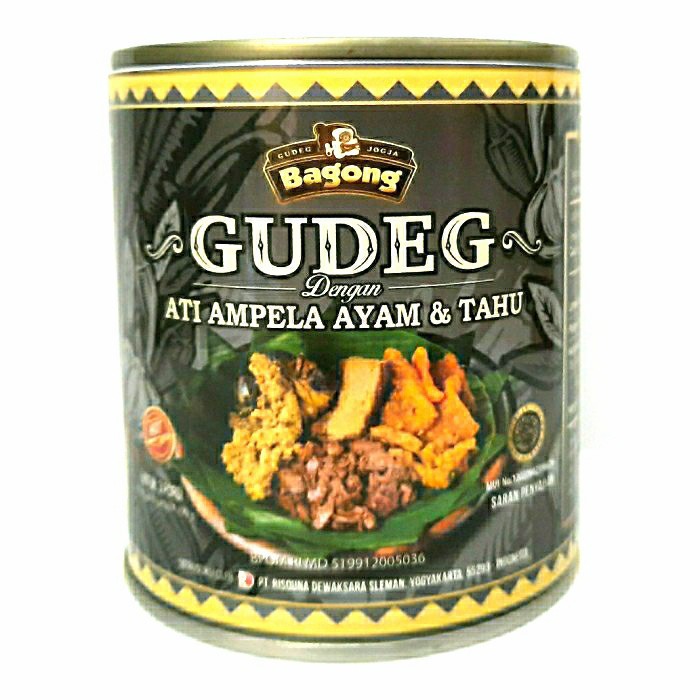 Gudeg Kaleng Bagong Ati Ampela Ayam &amp; Tahu Khas Jogja - 300 Gram