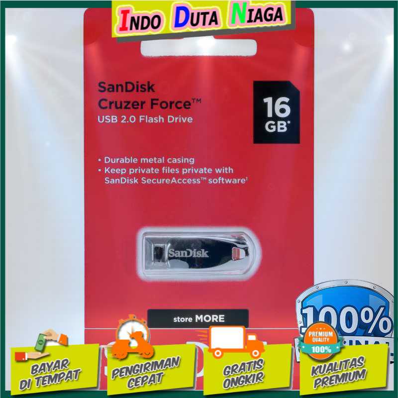 IDN TECH - Sandisk Cruzer Force USB Flash Drive - SDCZ71