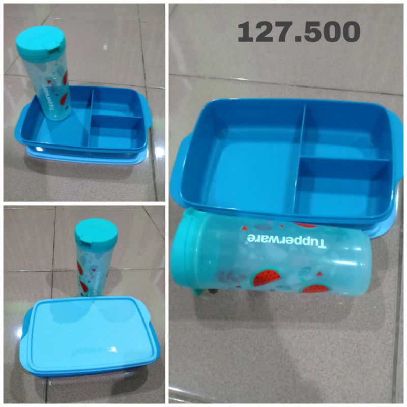 Lunch box tupperware /Lolly set/ wadah bekal
