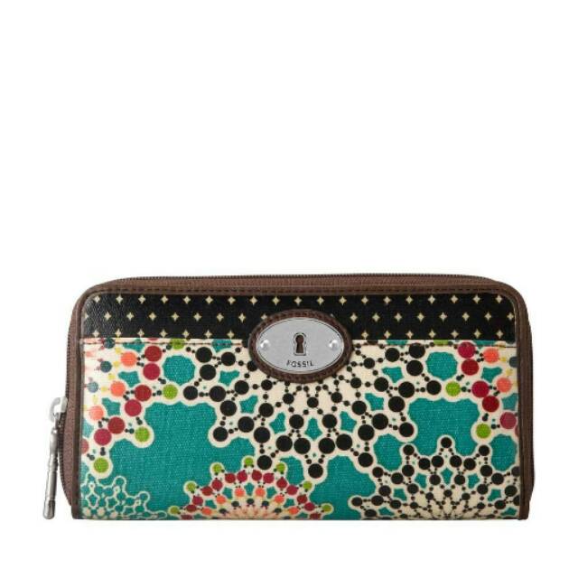 Preloved Fossil Keyper Multibright Wallet