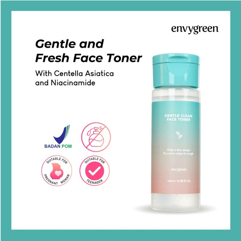 ENVYGREEN GENTLE AND FRESH FACE TONER