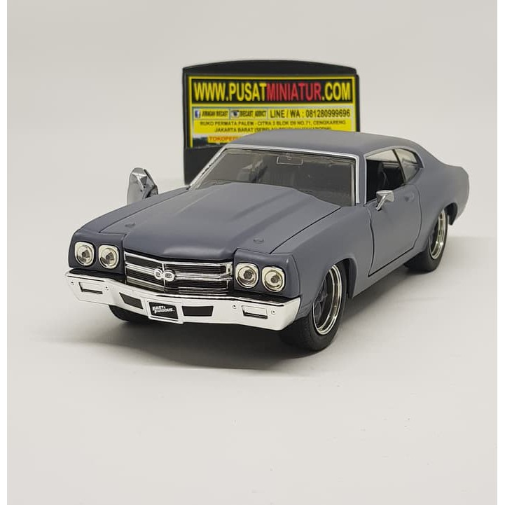 DOM'S CHEVY CHEVELLE SS (ABU DOFF) - SKALA 1:24 - JADA FAST FURIOUS