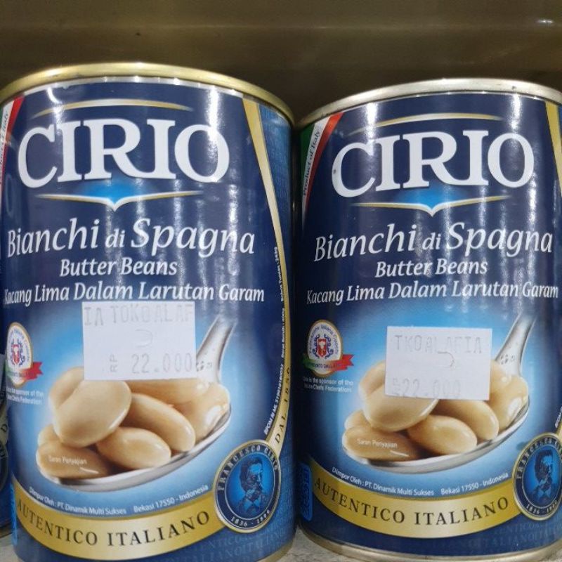 

Kacang Lima Dalam Larutan Garam / Bianchi di spagna butter beans Cirio 400gram