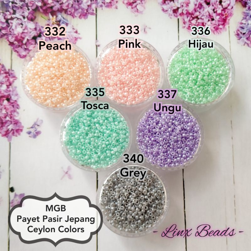 Jual Manik Payet Jepang Pasir Mgb Ceylon Colors Gram Shopee Indonesia