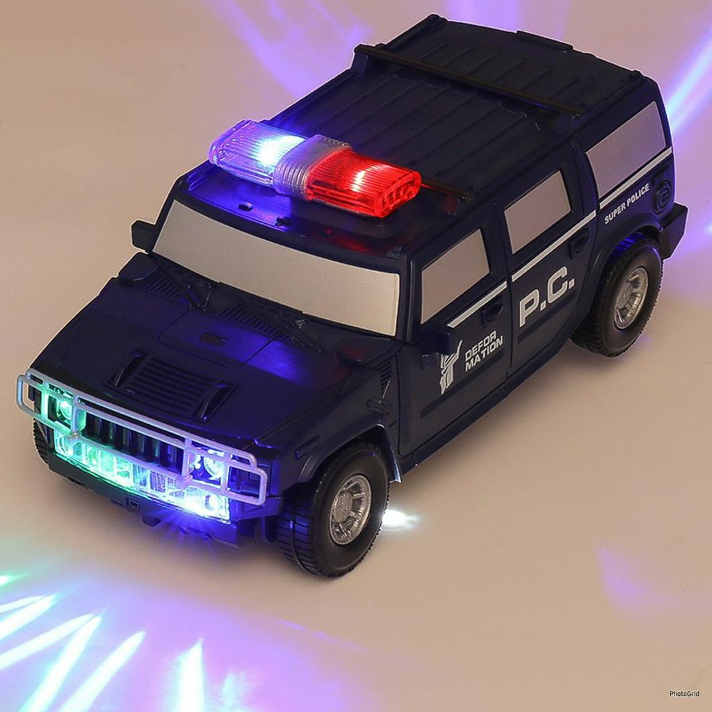 HAPPYTOYS.888 #B74 MAINAN MOBIL POLICE ROBOT / MOBIL ROBOT POLISI WITH LED DAN MUSIC