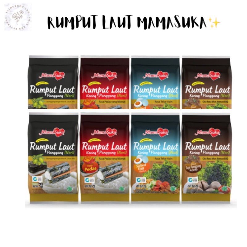 

Mamasuka Rumput laut 4.5gr P2 (isi 2)