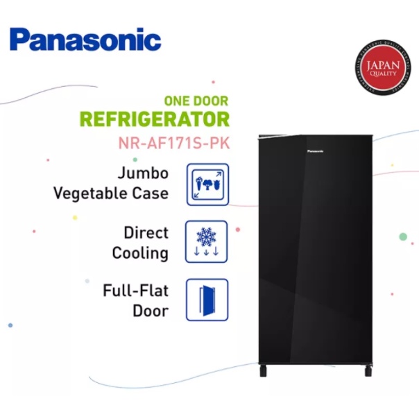 PANASONIC Kulkas 1 Pintu [155 L] - NR-AF171S-PK