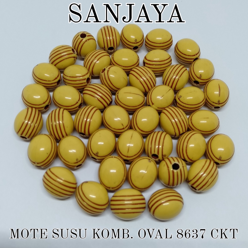 MANIK SUSU / MOTE SUSU / MANIK COKLAT / MANIK OVAL / MANIK COKLAT OVAL / MOTE SUSU KOMB. OVAL 8637 CKT