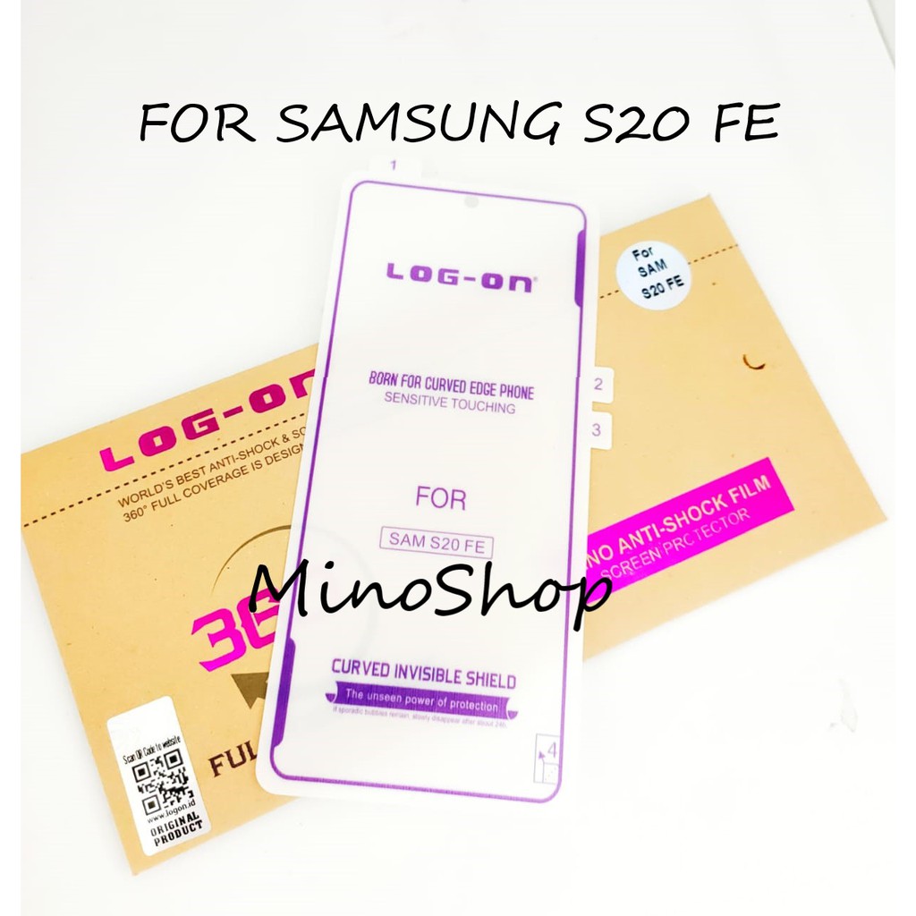 ANTISHOCK LOG ON SAMSUNG S20 FE SCREEN PROTECTOR - ANTI GORES JELLY