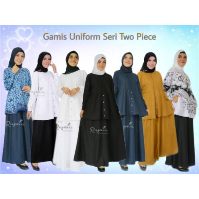 RIYANI GAMIS KANTOR PEMDA WASKAT KUNING KHAKI KORPPRI KORPRI PGRI