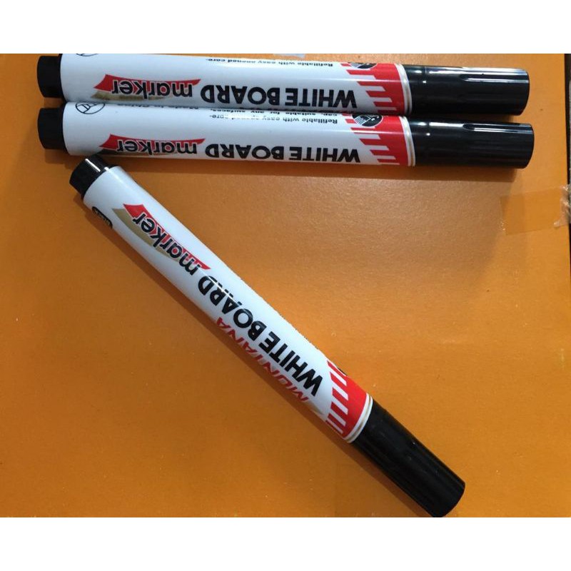 

GROSIR selusin spidol whiteboard hitam merk montana