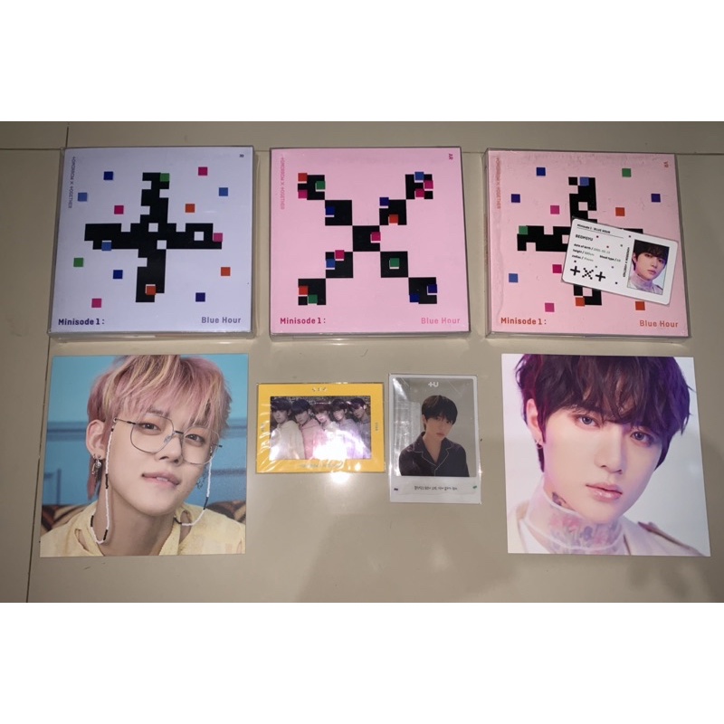 TXT TOMORROW X TOGETHER blue hour minisode R AR R Version postcard photocard pc yeonjun beomgyu
