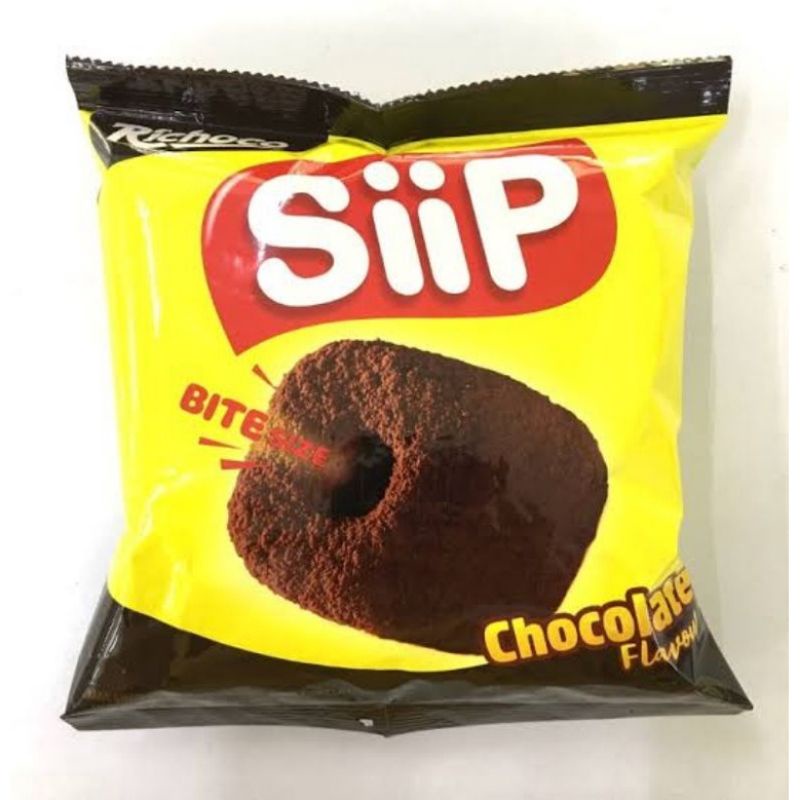 

Snack Cemilan Richeese Siip Nabati Bitesize 26g coklat